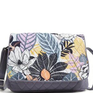 Vera Bradley Outlet Convertible Flap Crossbody Bag Palm Floral - NWT